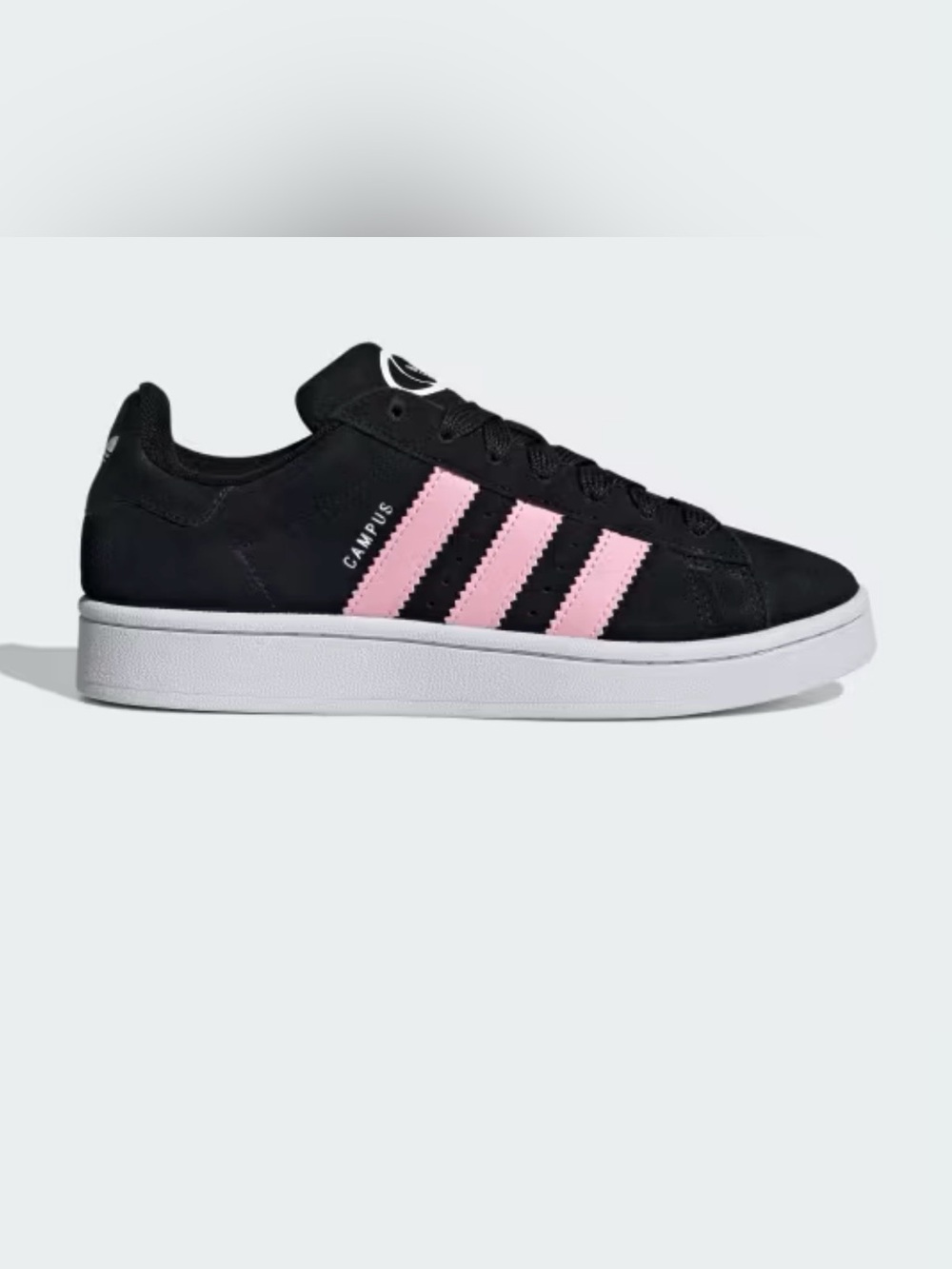 Campus adidas Black and Pink Women's Shoes (Size 7.5)